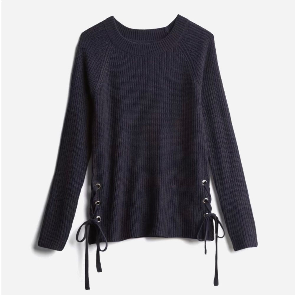 PINK CLOVER Mel Tie Side Pullover